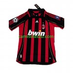 Camisolas de futebol AC Milan KAKA 8 Retro Equipamento Principal 2006-2007 Manga Curta
